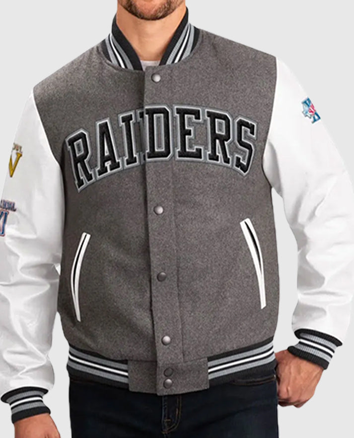 Las Vegas Raiders Challenger Varsity Jacket