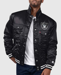 Levi’s Starter Black Las Vegas Raiders Trucker Jacket
