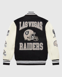 Las Vegas Raiders OVO Black Varsity Jacket
