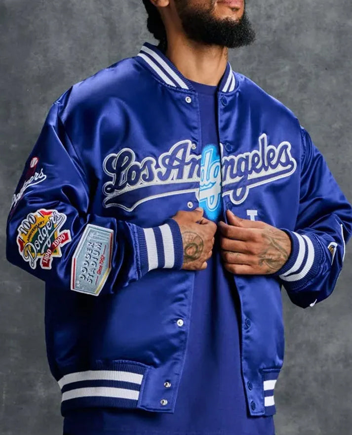 Los Angeles Dodgers OVO Blue Jacket