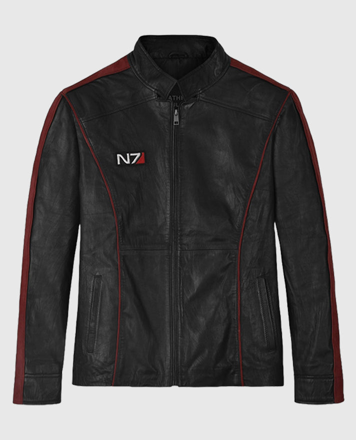 ME3 Commander Shepard N7 Leather Jacket