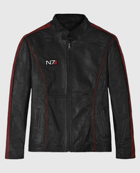 ME3 Commander Shepard N7 Leather Jacket