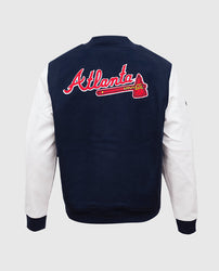 MLB Atlanta Braves Men's Blue Varsity Jacket