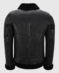 Men's Belted B3 Sheepskin Shearling Jacket