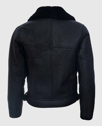 Men’s Aviator Leather Shearling Jacket