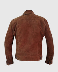 Men's Suede Brown Leather Jacket