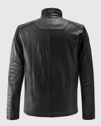 Men's Black Cafe Racer Jacket