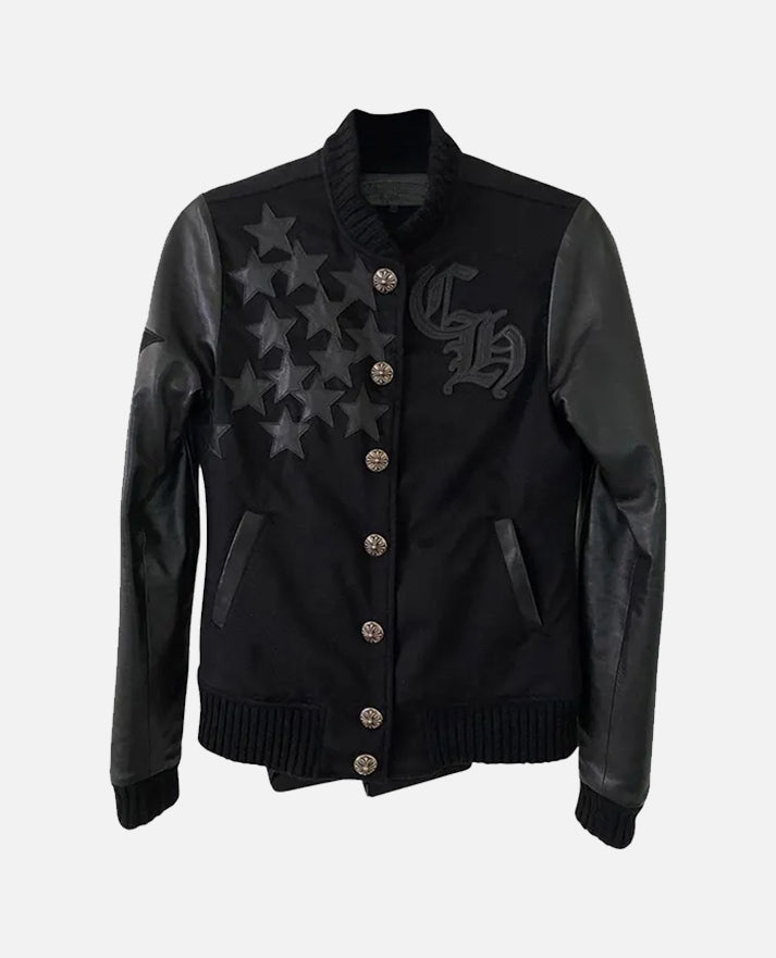 Men’s Chrome Hearts Varsity Letterman Jacket