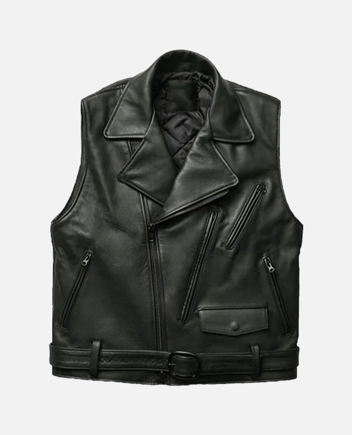 Men's Classic Leather Vest