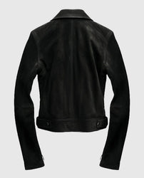 Men's Black Suede Leather Jacket