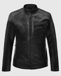 Michael Fassbender Frank Film Leather Jacket