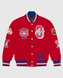 Montreal Canadiens OVO Red Varsity Jacket