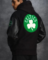 Boston Celtics OVO Black Varsity Jacket