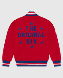 Montreal Canadiens OVO Red Varsity Jacket