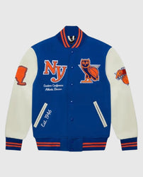 OVO New York Knicks Varsity Jacket