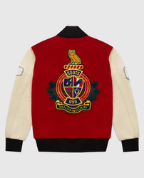 OVO Roots Red Varsity Jacket