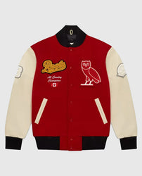 OVO Roots Red Varsity Jacket