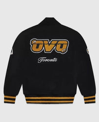 OVO Toronto Raptors Black Varsity Jacket
