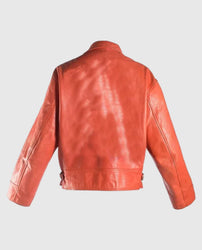 Juice WRLD Orange Leather Jacket