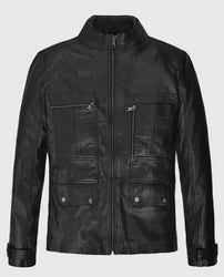 Paul Wesley Vampire Diaries Leather Jacket