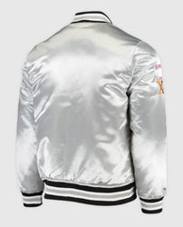 Men’s Raiders Las Vegas Super Bowl XI Silver Jacket
