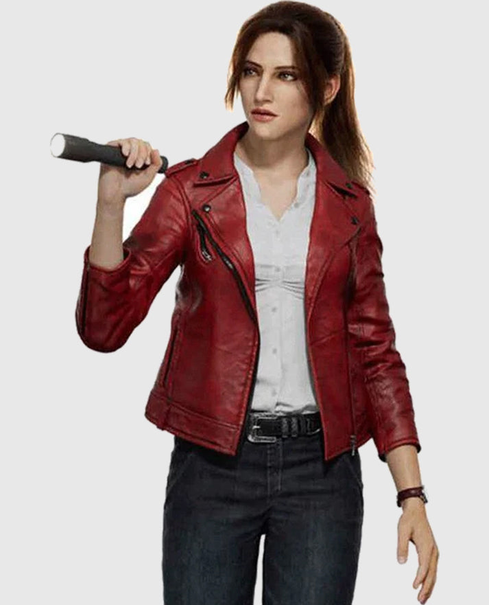 Resident Evil Infinite Darkness Claire Redfield Biker Jacket