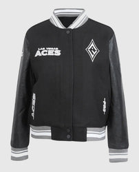 Retro Las Vegas Aces Classics Rib Varsity Jacket