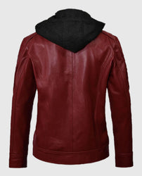 Men's Rodeo Hooded Leather Jacket