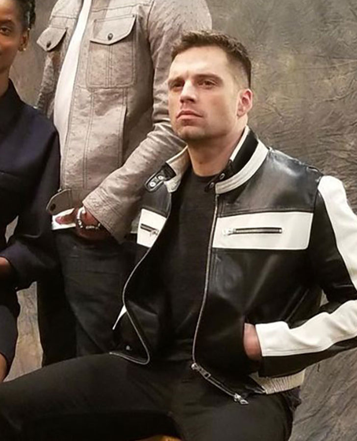 Sebastian Stan Leather Jacket