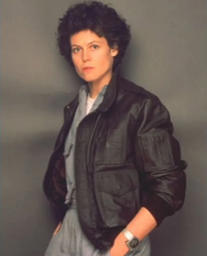 Sigourney Weaver Alien Ellen Ripley Bomber Jacket