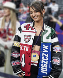 Super Bowl 2024 Kristin Juszczyk Jacket