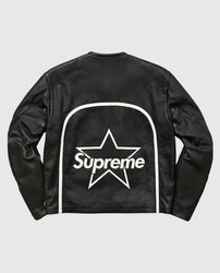 Supreme Vanson Black Leather Jacket