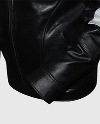 8 Ball Pool Billiard Cue 90's Retro Leather Jacket