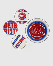 NBA Detroit Pistons Men's Blue Varsity Jacket