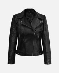 Victoria Justice Black Leather Jacket