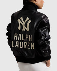 Polo Ralph Lauren Yankees Leather Jacket