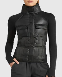 Zella Hybrid Black Jacket For Women