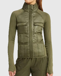 Zella Hybrid Black Jacket For Women