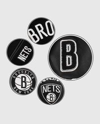 NBA Brooklyn Nets Men's Black Varsity Jacket