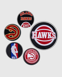 NBA Atlanta Hawks Men's Rib Wool Varsity Jacket