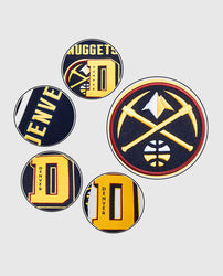NBA Denver Nuggets Men's Rib Wool Varsity Jacket