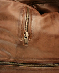 Classic Blouson Brown Jacket