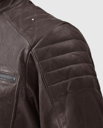Firefly Moto Brown Biker Leather Jacket