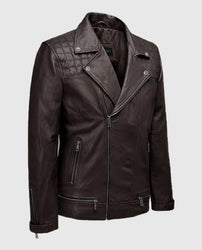 Ironwood Brown Biker Leather Jacket