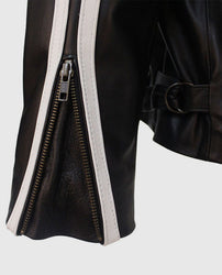 Lethal Weapon Mel Gibson Cafe Racer leather jacket