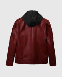 Men's Rodeo Hooded Leather Jacket