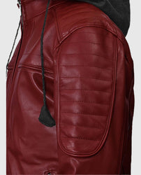 Men's Rodeo Hooded Leather Jacket